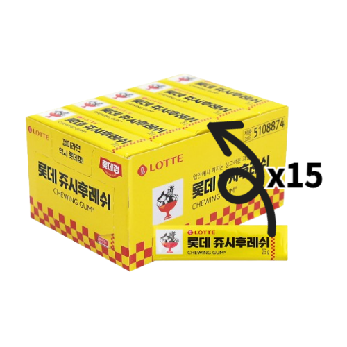 Juicy fresh Gum 26g*15