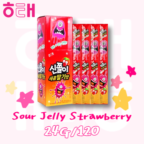 Sour Jelly Strawberry 24g*120