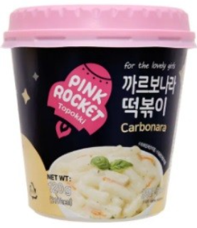 Pink Rocket Carbonara Cup Tteobbokki 120g*30