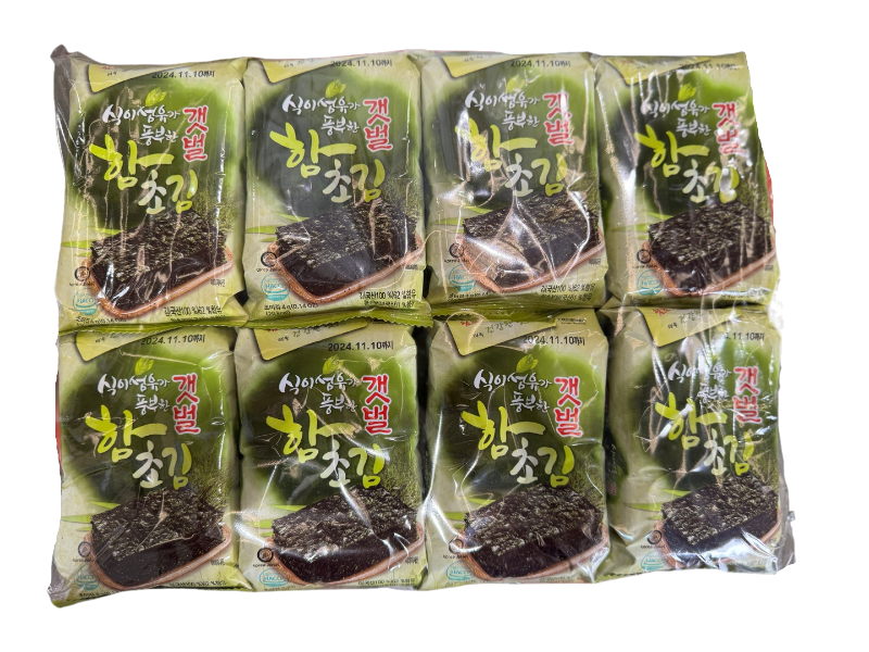 HAMCHO ROASTED SEASONED SEAWEED 16pack 64g*10