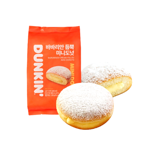 Barvarian cream fillng mini donuts 250g*8