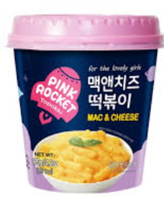 Pink Rocket Mac and Cheese Cup Tteobbokki 120g*30