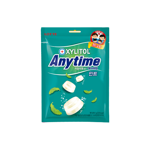 Lotte Snack_XYLITOL Anytime Milk Candy 92g*20