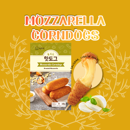 KI_Mozzarella Corndogs 400g*12 (whole cheese)