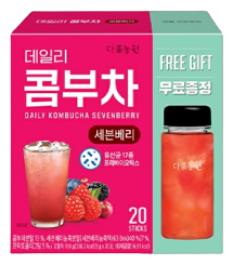 Daily Kombucha Sevenberry 100g(5g*20T)*12
