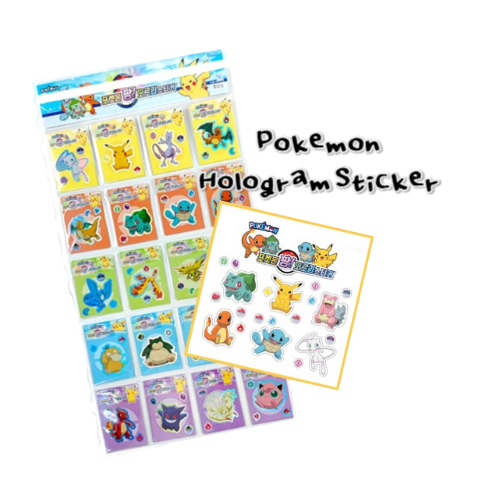 Pokemon Pang Hologram Sticker 60stickers/box