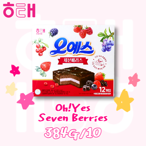 Haitai Snack_Oh!Yes Seven Berries 384g*10