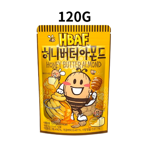 HBAF_Honey Butter Almond 120g*20