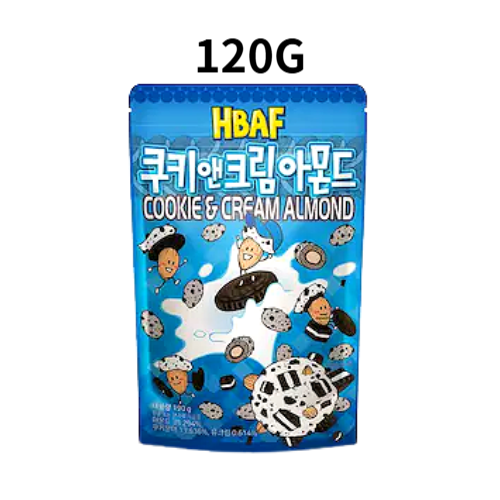 HBAF_Cookies & Cream Almond 120g*20