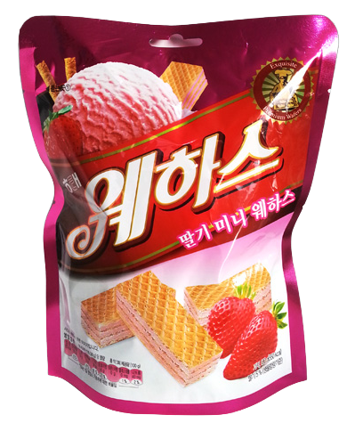 Haitai Snack_Wehas Mini Strawberry/Cream 150g*12