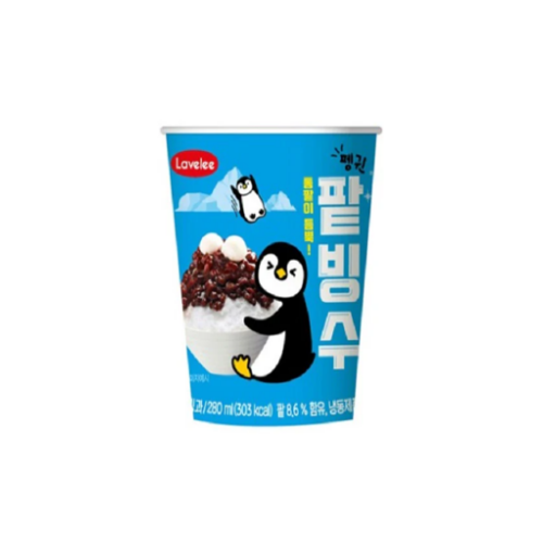 Penguin Shaved ice with Red bean(Bingsoo) 280g*12