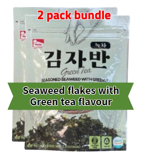 SEASONED SEAWEED WITH GREEN TEA 2pack bundle