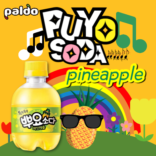 PALDO Puyosoda - Pineapple flavour 245ml*24