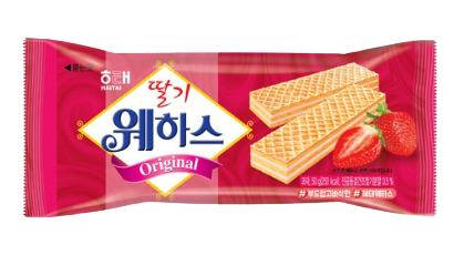 Haitai Snack_Wehas Strawberry/Cream 50g*40