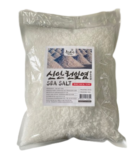 Sea salt - Origin Korea, South (May 2023) 5KG*4
