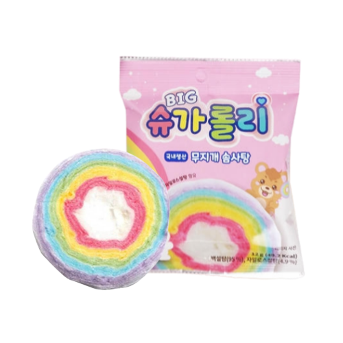 Big Sugar Lolly - Rainbow Fairy floss 12g*60