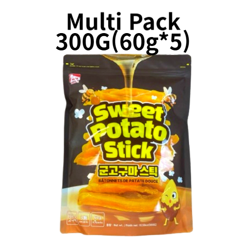 Semi-dried Sweet Potato Chewy stick 300G(60g*5)/20