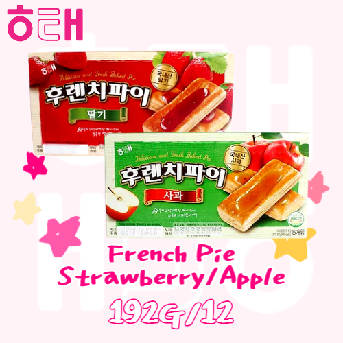 Haitai Snack_French Pie Strawberry/Apple 192g*12