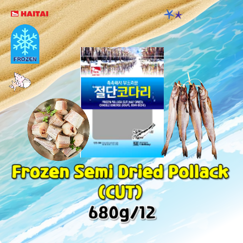 Frozen Semi-dried Pollack (Cut) 680G/12