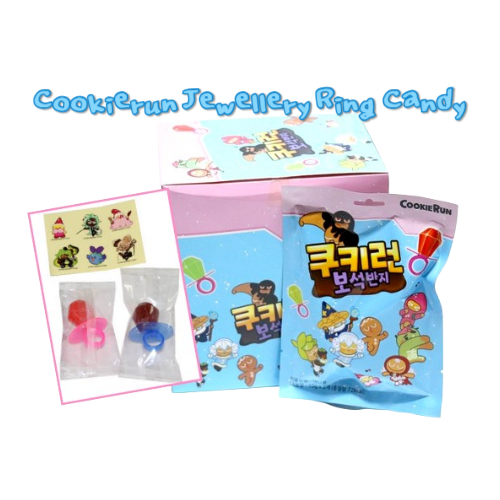 Cookierun Ring Candy 8rings/box