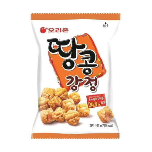 Fried Sweet Peanut Squre (Kangjung) 80g*12