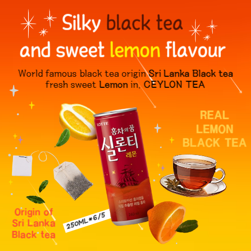 Lotte Ceylon Tea 240ml*6/5