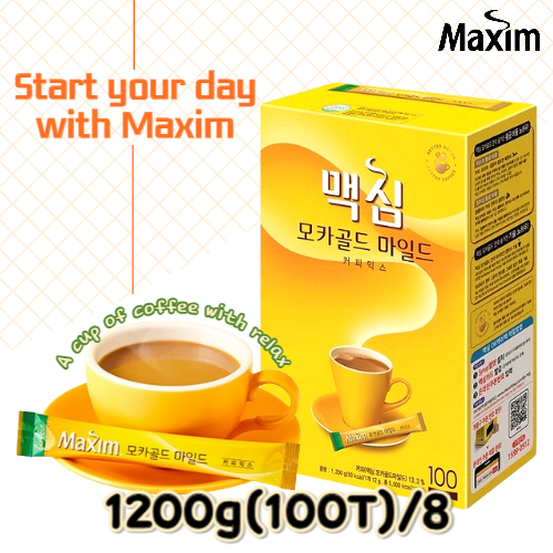 Dongsuh_Maxim Mocha Gold Coffee mix 100T (1200g*8)