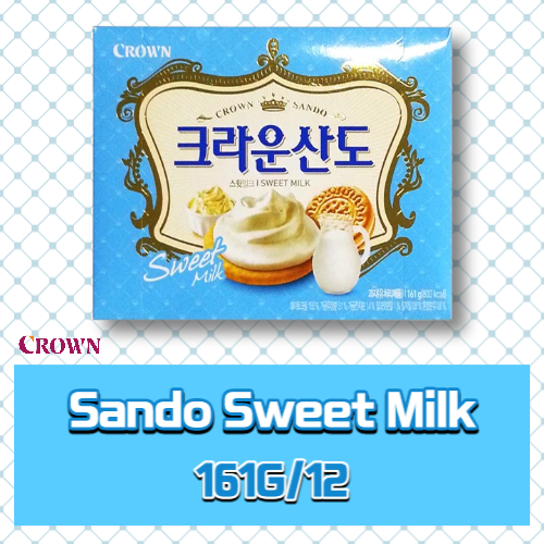 Crown Snack_Sando Sweet milk 161g*12