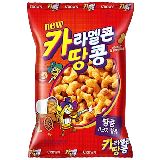 Crown Snack_Caramel corn Peanut 125g*12