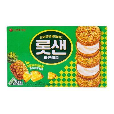 Lotte Snack_Lottesand Pineapple 315g*12