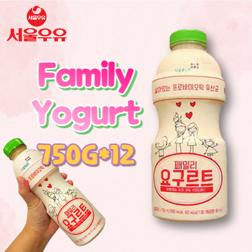 Seoul_Family Yogurt 750g*12