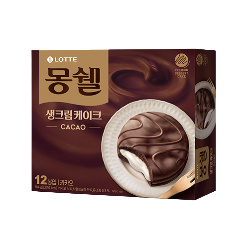 Lotte Snack_Mongswel Cacao 384g*8