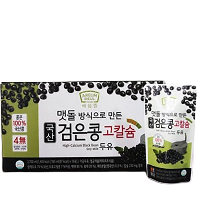 Areumdeul_High-Calcium black bean Soy milk (180ml*15)*3