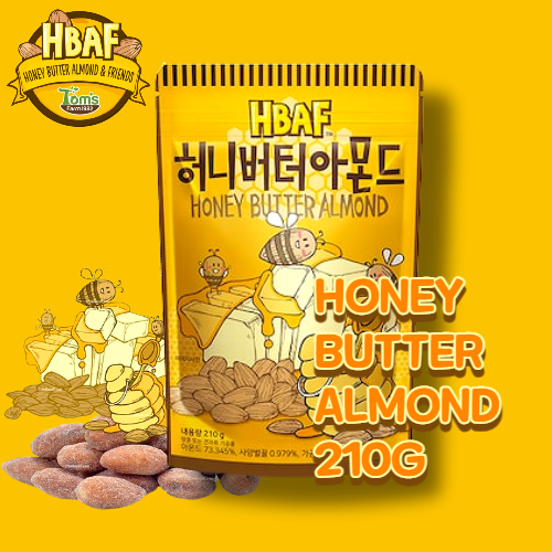 HBAF_Honey Butter Almond 210g*20