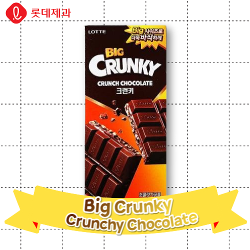 Lotte Snack_Big Crunky 82g*32