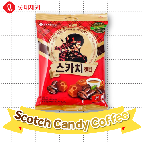 Lotte Snack_Scotch Candy Coffee 157g*20