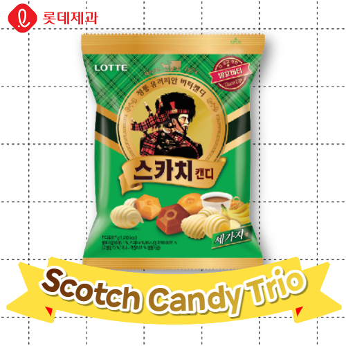 Lotte Snack_Scotch Candy Trio 157g*20