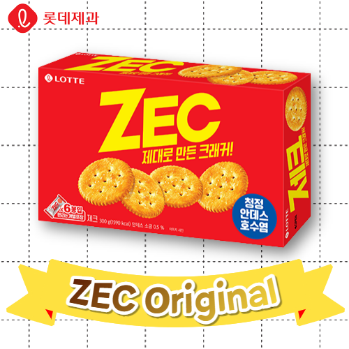 Lotte Snack_ZEC Cracker 300g*12