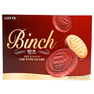 Lotte Snack_Binch Original 204g*16