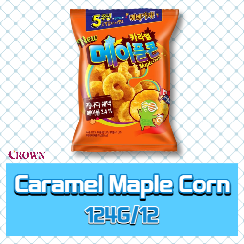 Crown Snack_Caramel Maple Corn 124g*12